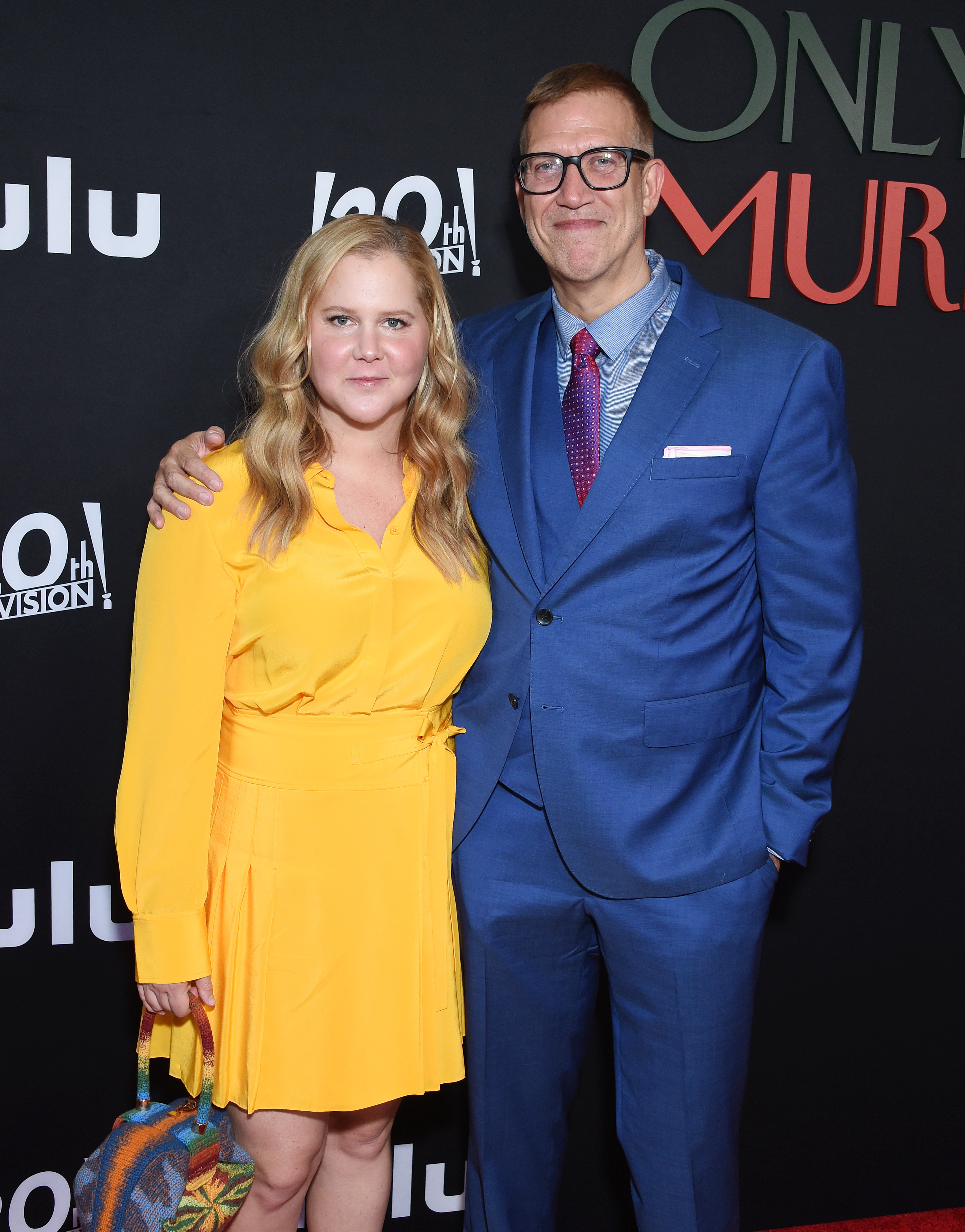 Amy Schumer and John Hoffman at the premiere of season two of "Only Murders in the Building" on June 27, 2022, in Los Angeles, California. | Source: Getty Images