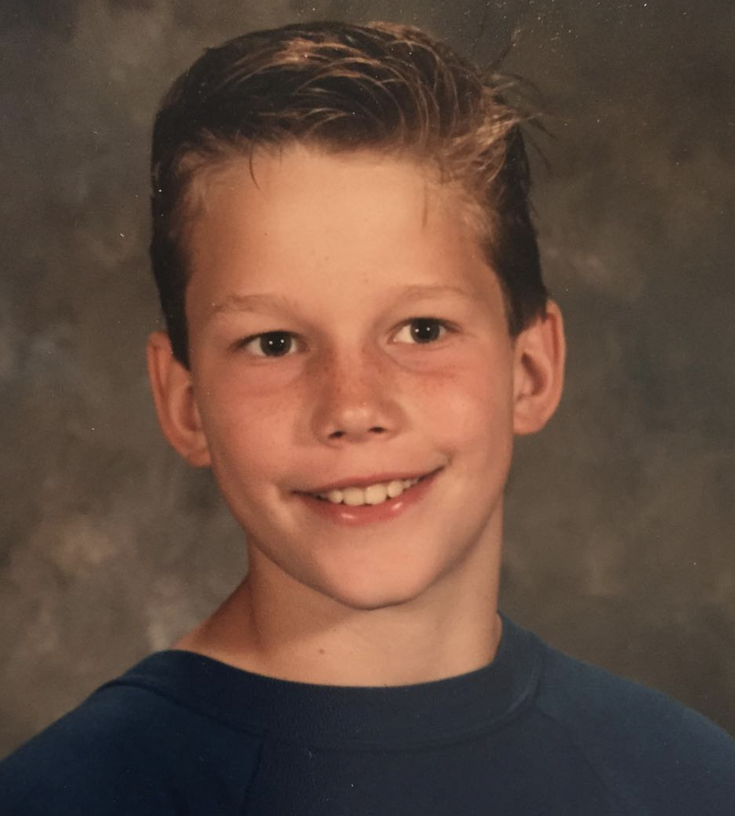 Chris Pratt's yearbook photo from a post dated October 5, 2015. | Source: Instagram/prattprattpratt