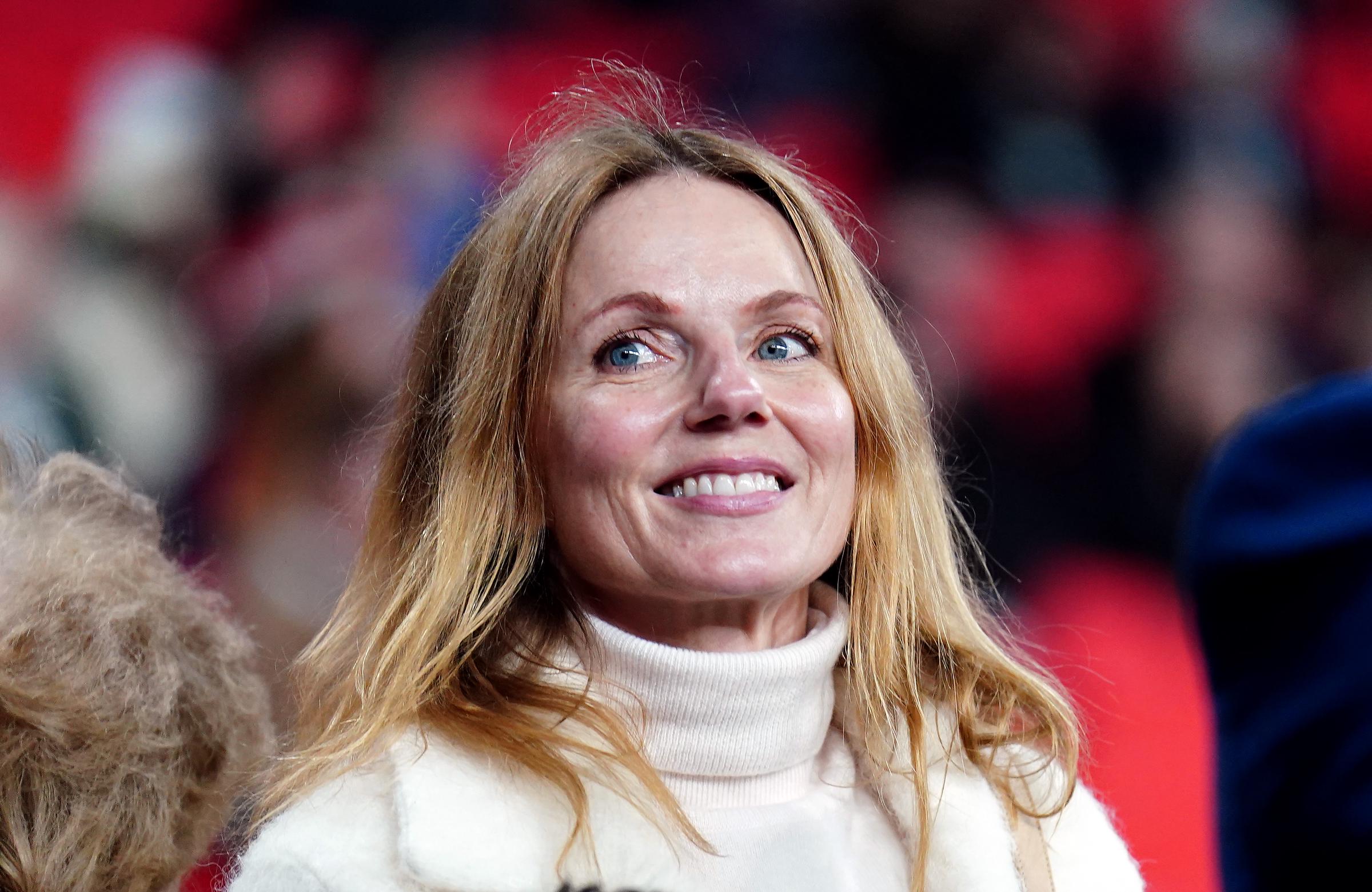 Light-colored outfits have become a familiar part of Geri Halliwell-Horner's wardrobe over the years. That made her predominantly white floral dress at Mel C's wedding stand out even more, prompting many viewers to debate whether it was too close to bridal white. | Source: Getty Images