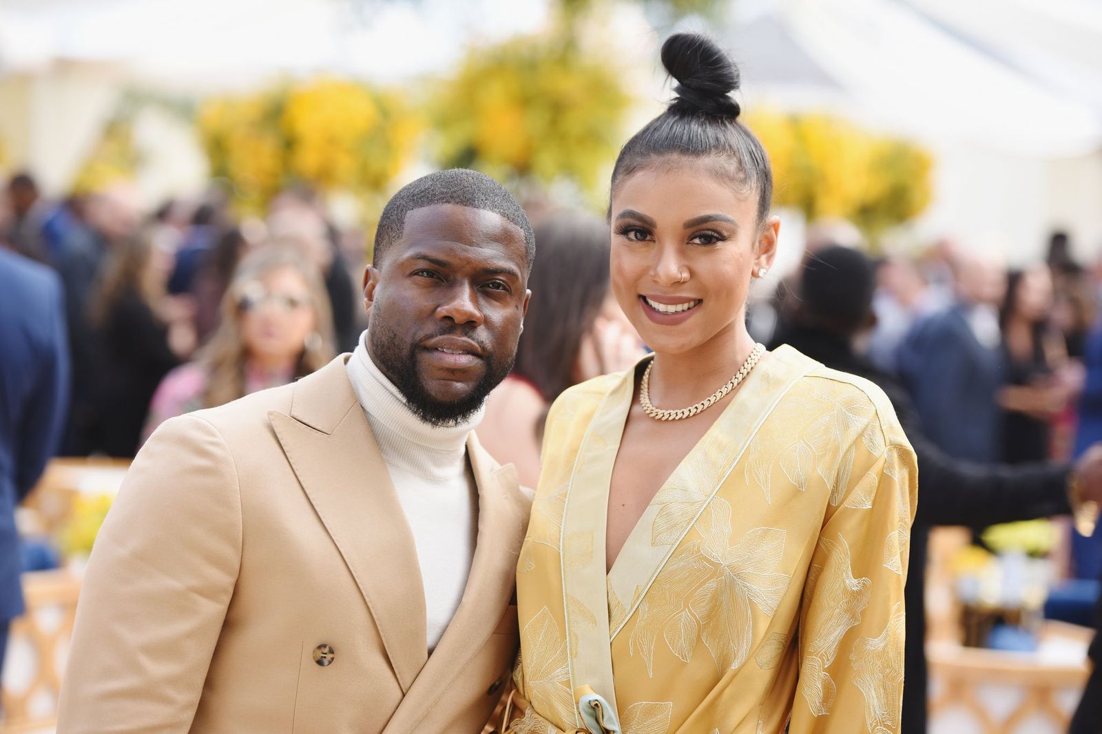 Kevin Hart and Eniko Parrish at 2019 Roc Nation THE BRUNCH on February 9, 2019 | Photo: Getty Images