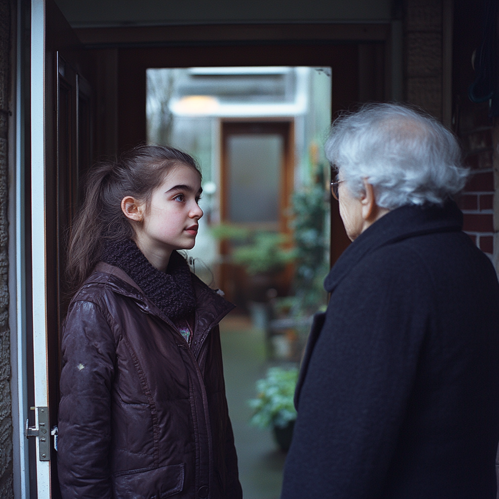 A young woman talking to an older one | Source: Midjourney