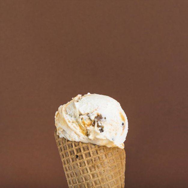 Photo of a cone shape ice cream | Photo: Freepik