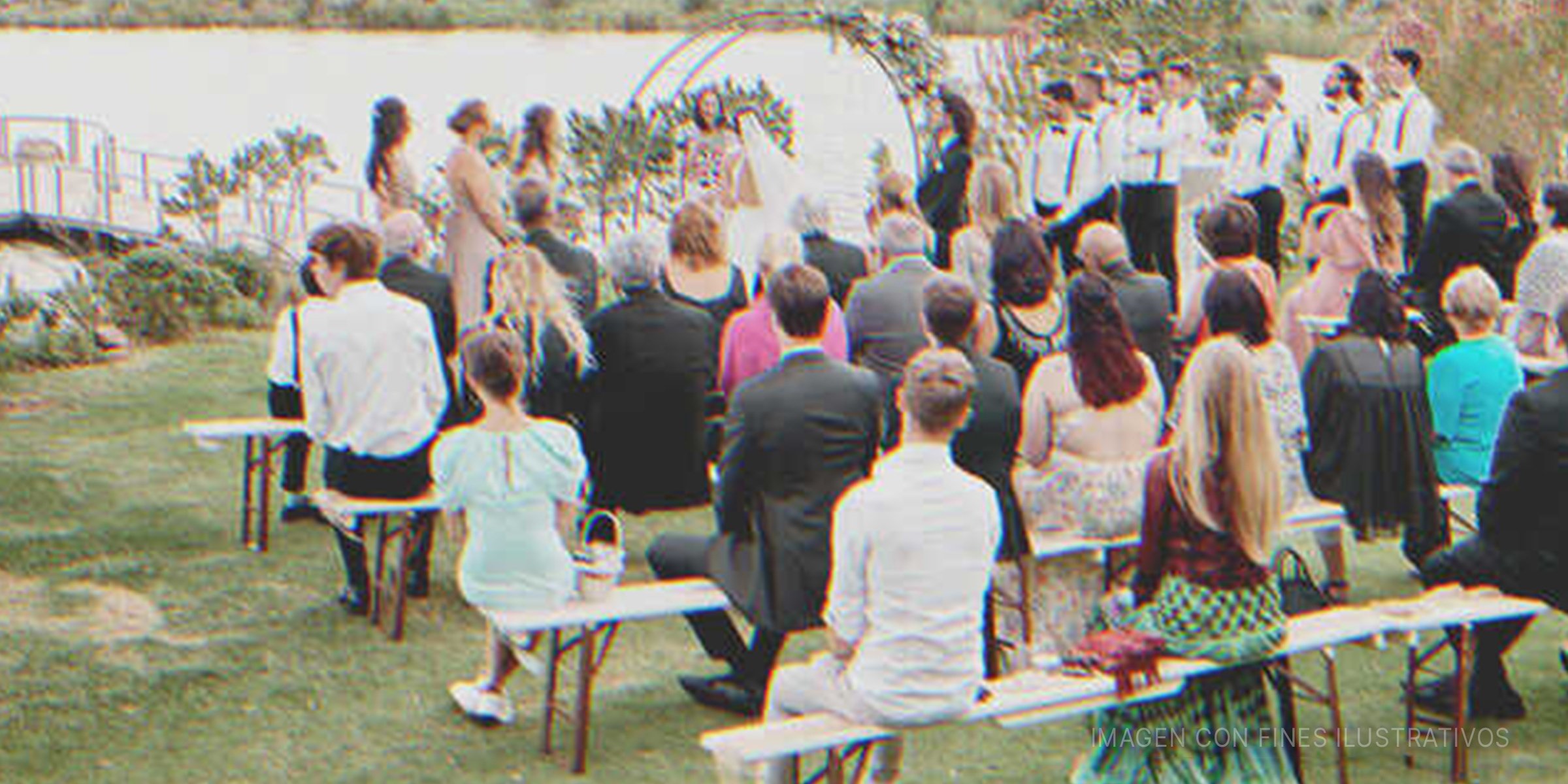 Una boda al aire libre | Foto: Getty Images