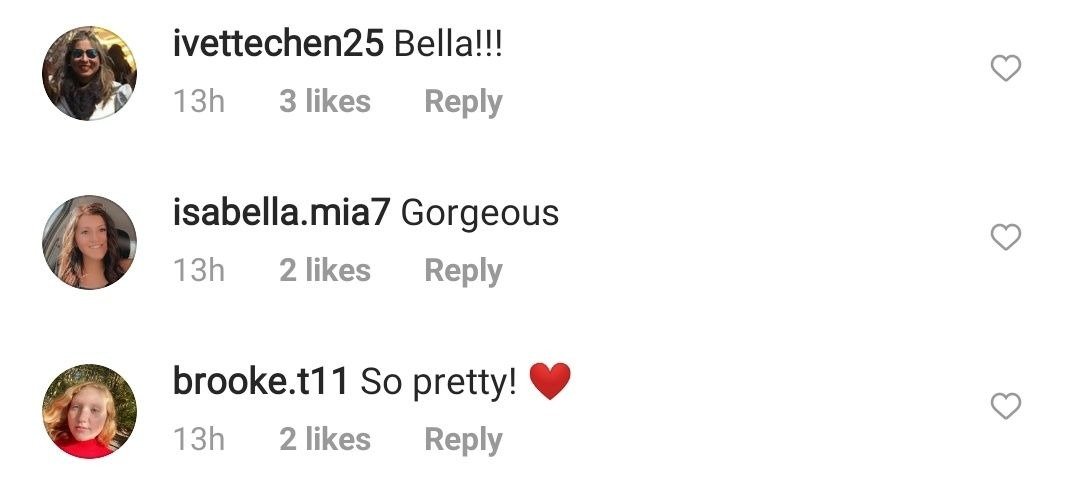 Screenshot of comments from Nicole Kidman's Instagram post from April 20, 2021. | Source: instagram.com/nicolekidman/