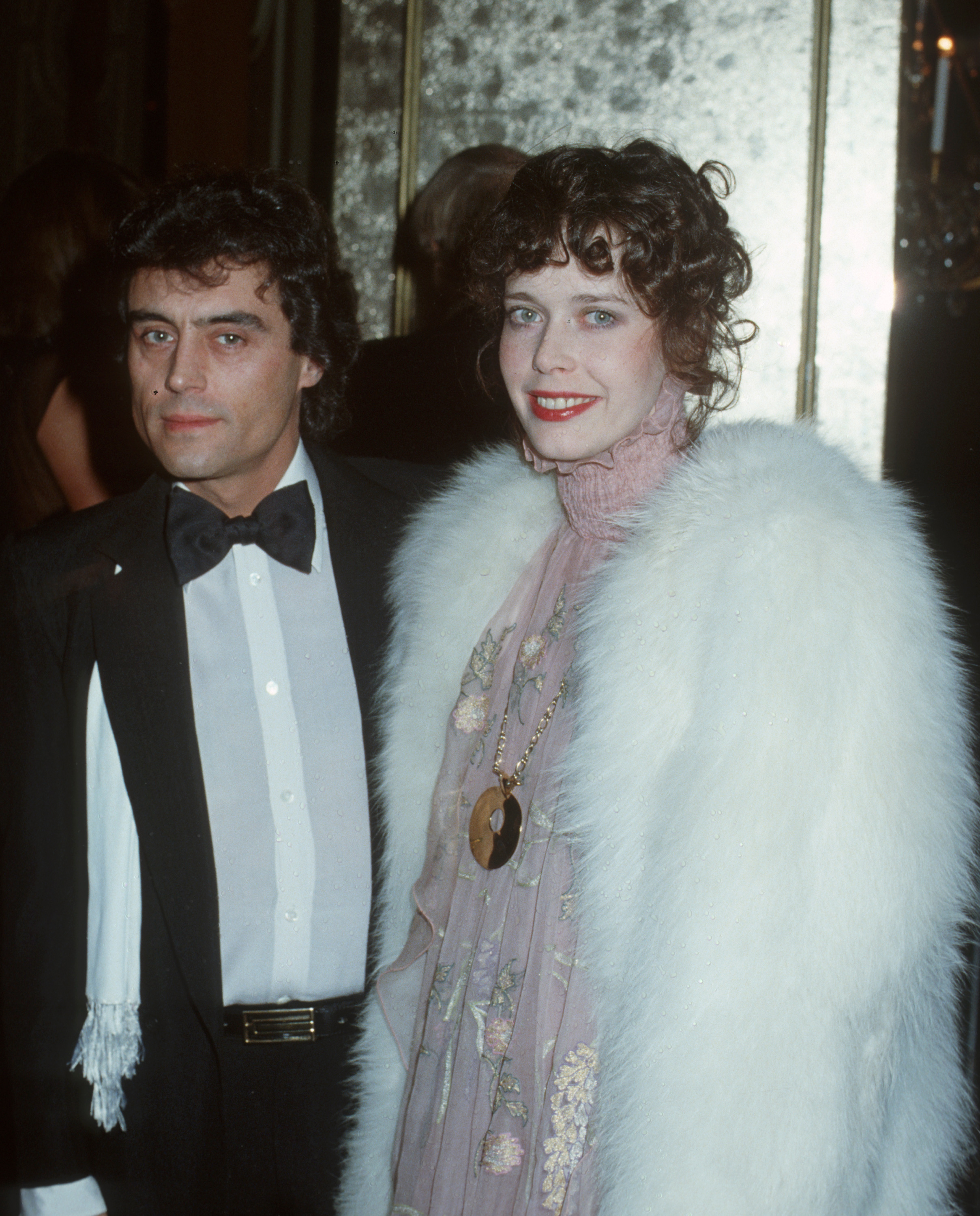 Ian McShane and Sylvia Kristel attend the 36th Annual Golden Globe Awards on January 27, 1979 | Source: Getty Images