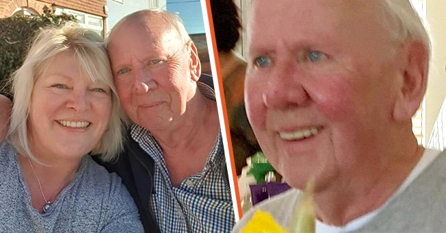 Karen Harris and her father Trevor Sinden [left] Sinden who was reunited with his daughter after decades apart [right] | Photo: facebook.com/trevor.sinden