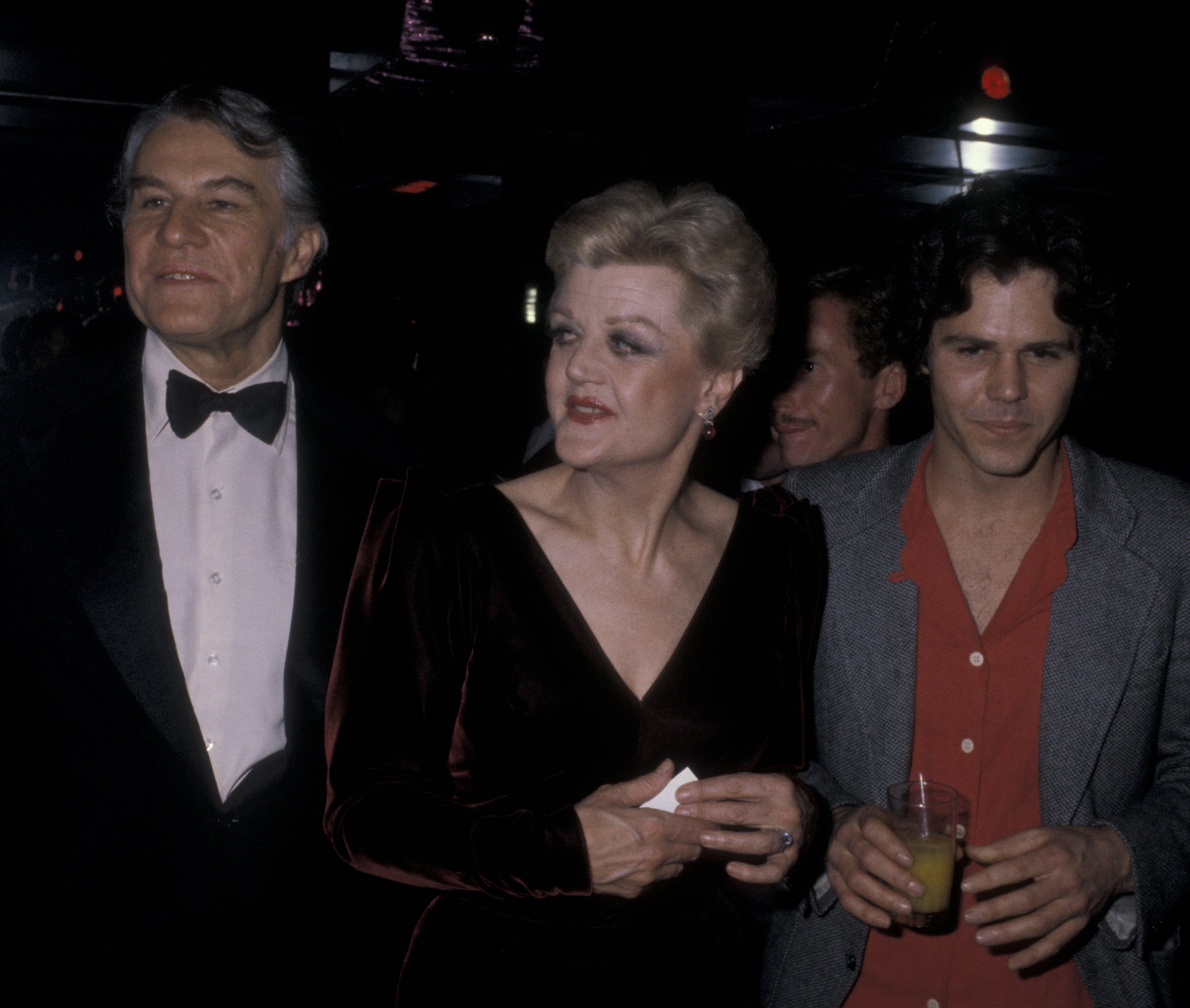 Actress Angela Lansbury, husband Peter Shaw and son Anthony Shaw attend Ruby Awards on December 16, 1979 at New York New York Disco in New York City. | Source: Getty Images