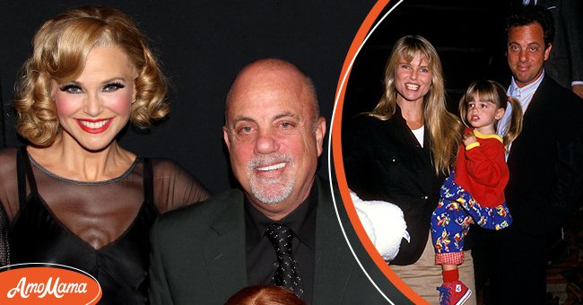 Billy Joel and Christie Brinkley pose backstage at the long running hit musical "Chicago" on Broadway at The Ambassador Theater on June 11, 2011 [left], Model Christie Brinkley, musician Billy Joel and daughter Alexa Ray Joel attend The Moscow Circus Opening Night Performance on September 15, 1988 [right] | Source: Getty images