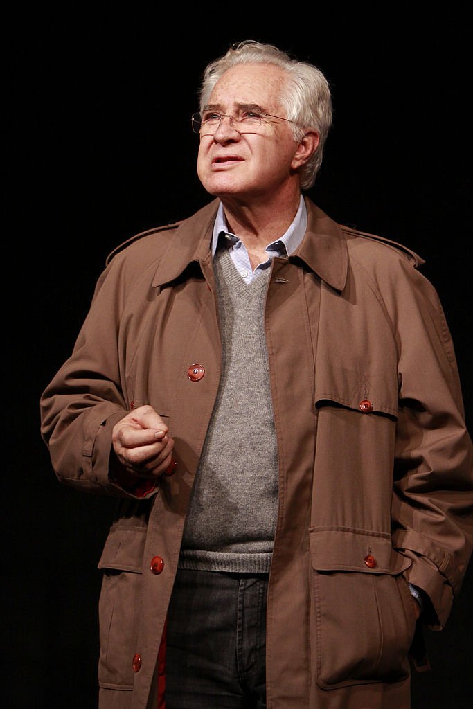 El actor Rogelio Guerra durante la presentación de la obra La Retirada. | Fuente: Getty Images