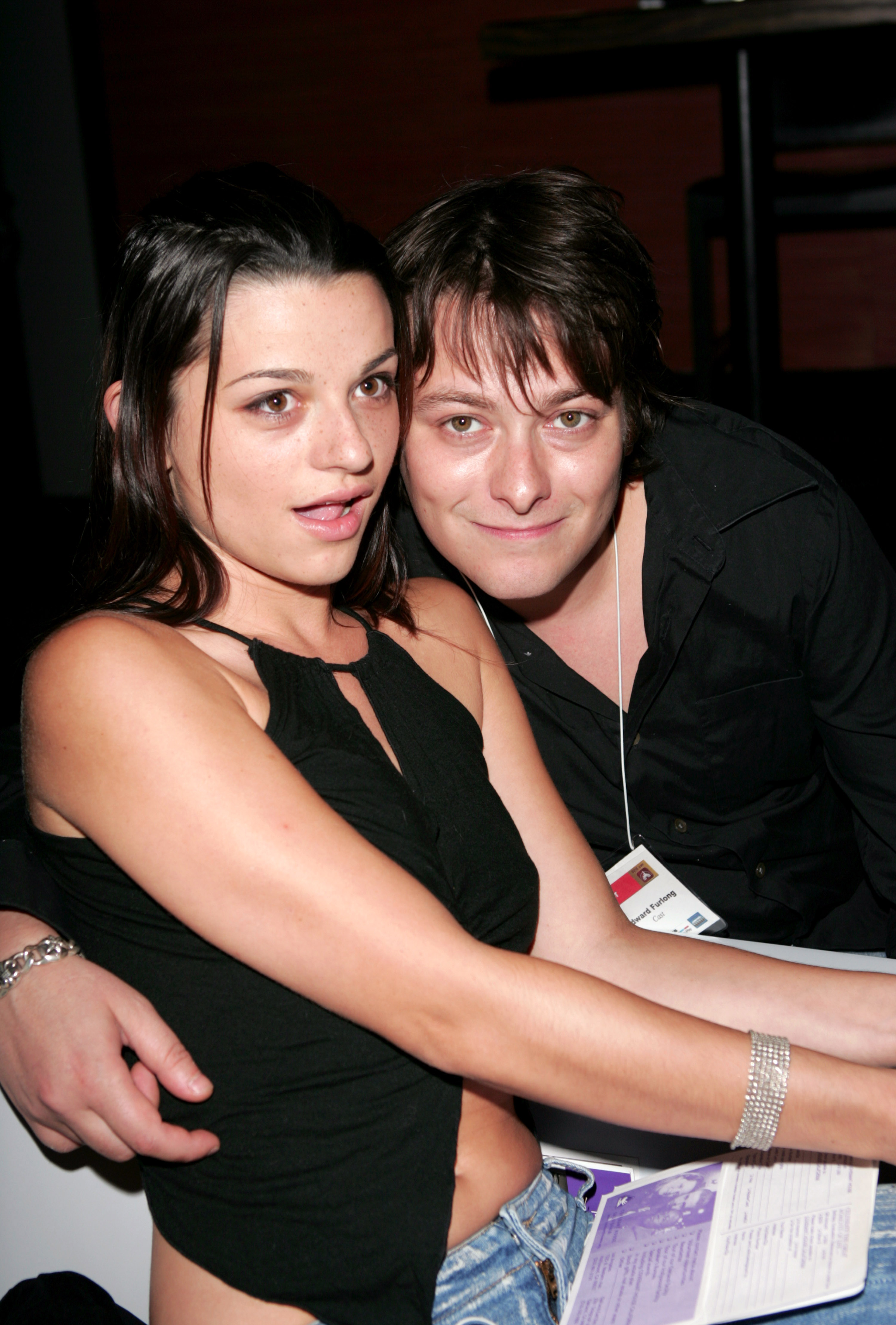 Rachel Bella and Edward Furlong at "The Crow: Wicked Prayer" VIP press screening benefiting Covenant House in Hollywood, California on July 18, 2005 | Source: Getty Images