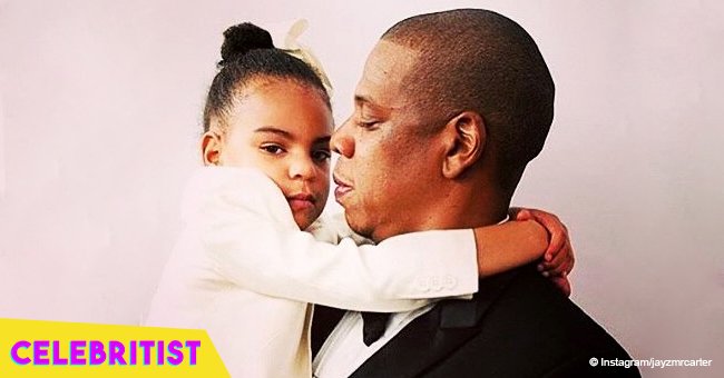 Jay-Z and Blue Ivy rock matching tracksuits, enjoying father-daughter day out in Berlin