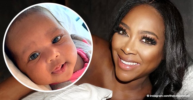 Kenya Moore steal hearts with close-up of her 'little angel's face  