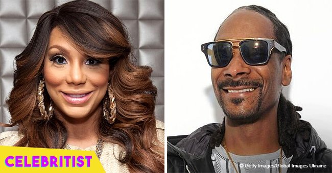 Snoop Dogg and Tamar Braxton share picture together, announcing new collaboration