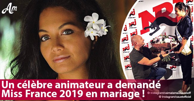 Un célèbre animateur demande à Miss France 2019 Vaimalama Chaves de l'épouser devant les caméras
