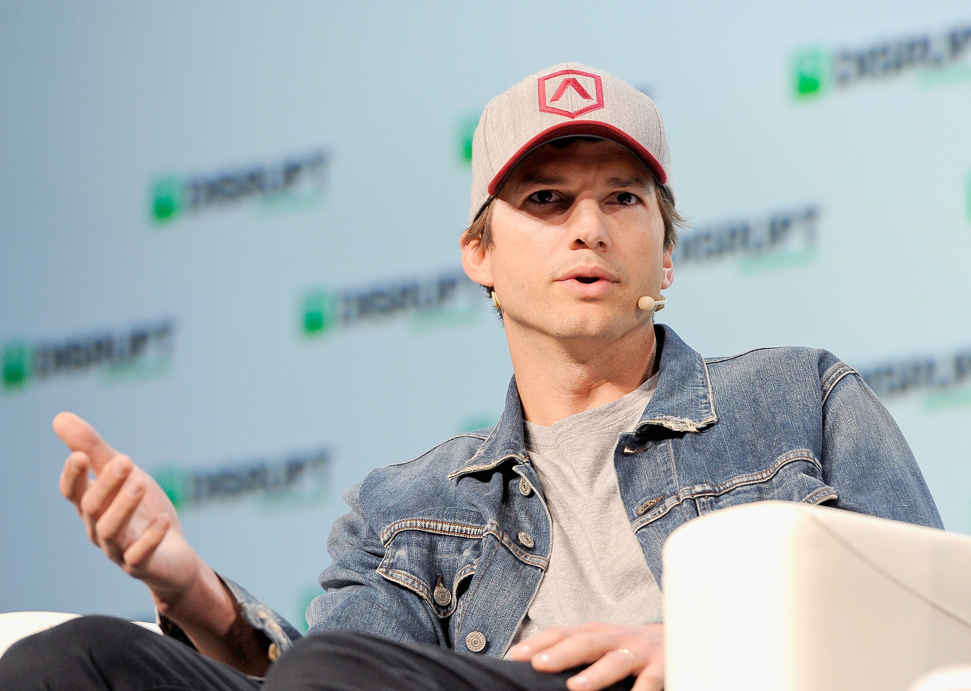 Sound Ventures Founder Ashton Kutcher speaks onstage at Day 1 of TechCrunch Disrupt SF 2018 at Moscone Center on September 5, 2018 | Source: Getty Images