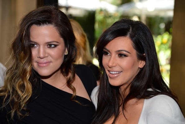 Khloe Kardashian and Kim Kardashian at the Four Seasons Hotel Los Angeles at Beverly Hills on March 2, 2013 in Beverly Hills, California | Photo: Getty Images