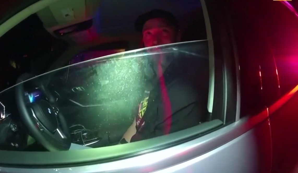 Justin Timberlake's DWI arrest bodycam footage, posted on March 22, 2026 | Source: Facebook/Entertainment Tonight