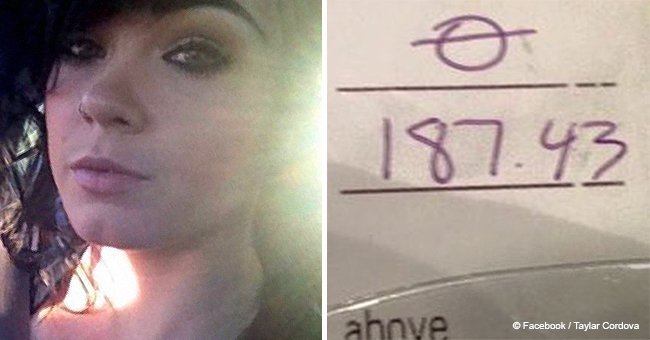 Single mom shared emotional response to customer who left her $0 tip on $187 bill