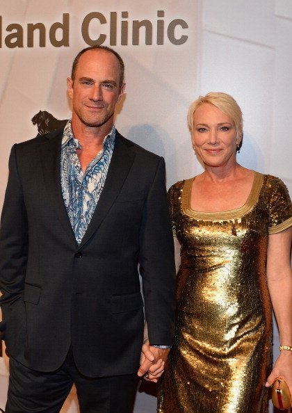 Christopher Meloni and his wife Sherman Meloni at the MGM Grand Garden Arena on April 26, 2014 in Las Vegas, Nevada. | Photo: Getty Images