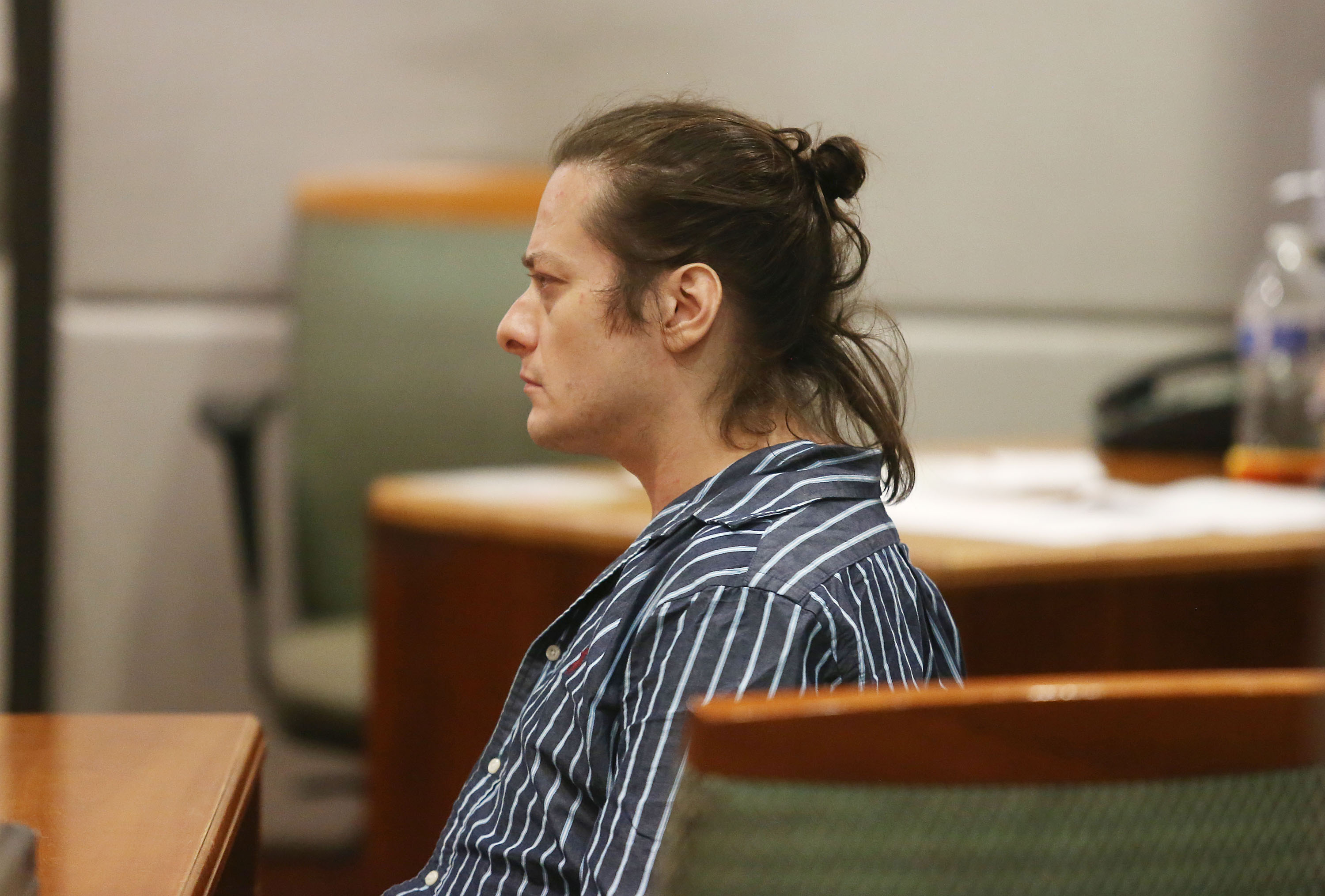 Edward Furlong at a court hearing after being charged with assaulting his girlfriend on July 1, 2013, in Los Angeles Superior Court in Los Angeles, California | Source: Getty Images