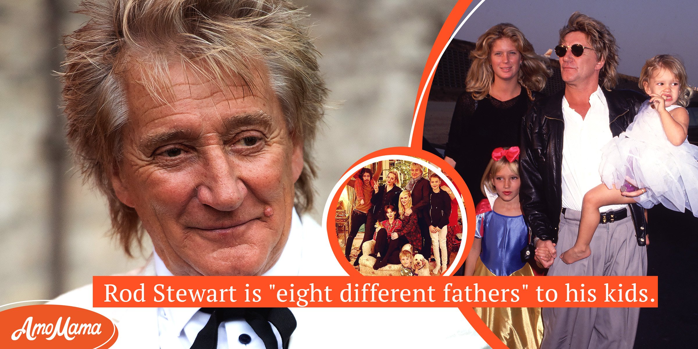 Rod Stewart Managed to Be Doting Dad to All His 8 Kids despite 48-Year