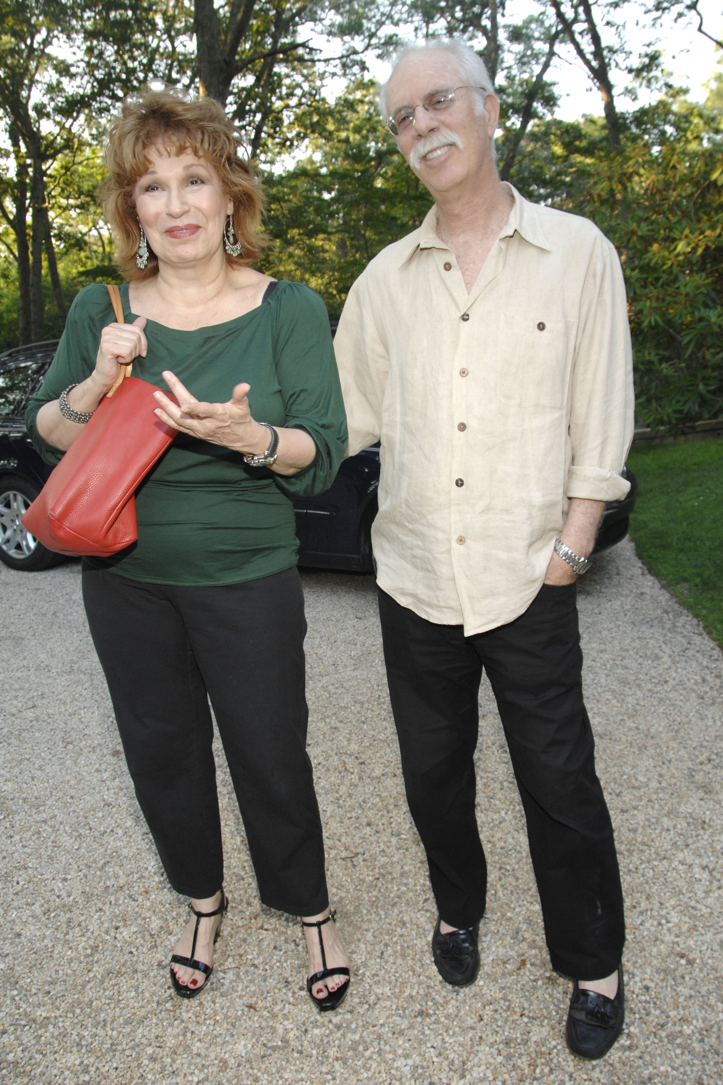 Joy Behar and Steve Janowitz at the screening of "My One and Only" in East Hampton at Goose Creek on August 15, 2009 in East Hampton, New York | Source: Getty Images