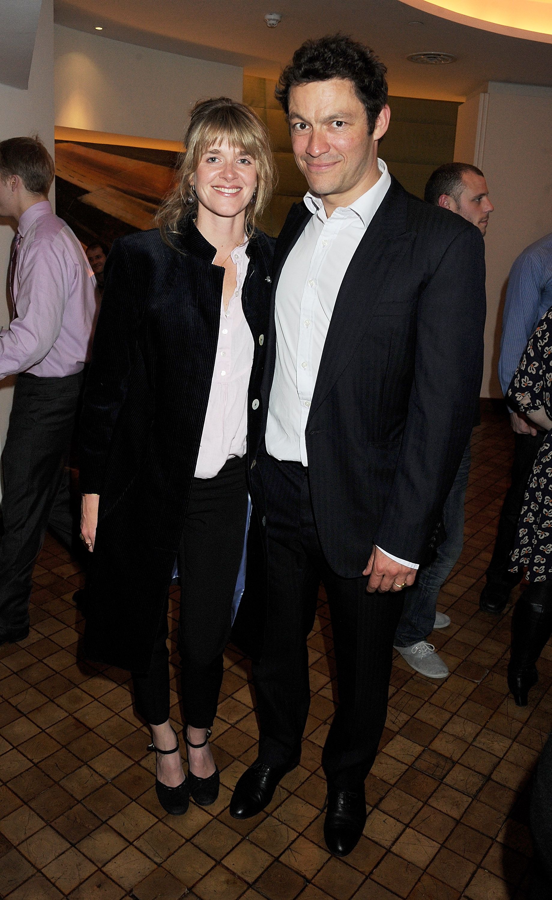 Catherine Fitzgerald and Dominic West at an after party following press night of the new West End production of Simon Gray's Butley at Axis at One Aldwych on June 6, 2011 | Photo: Getty Images