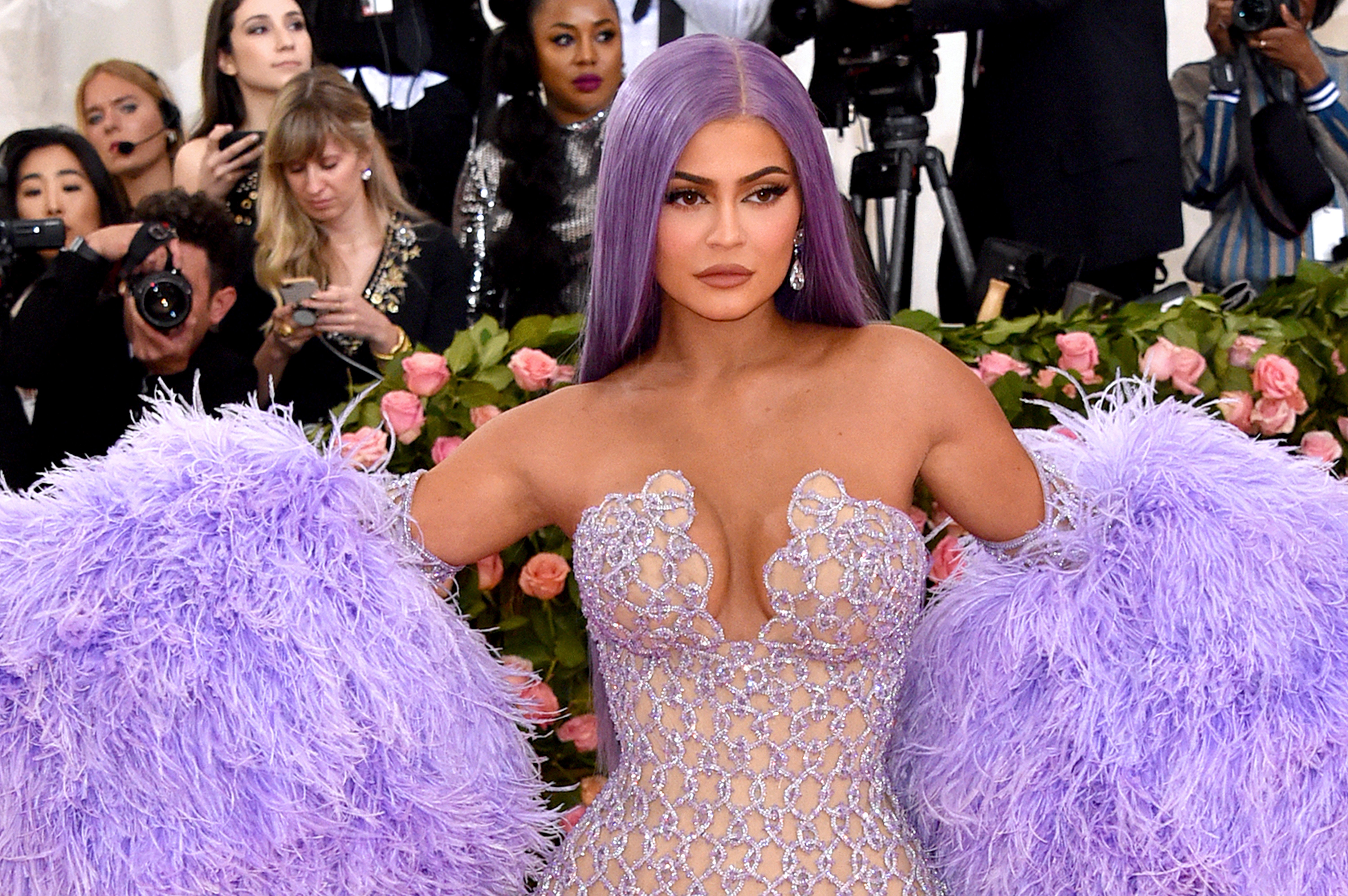 Kylie Jenner at the 2019 Met Gala Celebrating Camp: Notes on Fashion at Metropolitan Museum of Art on May 06, 2019 in New York City.| Source: Getty Images