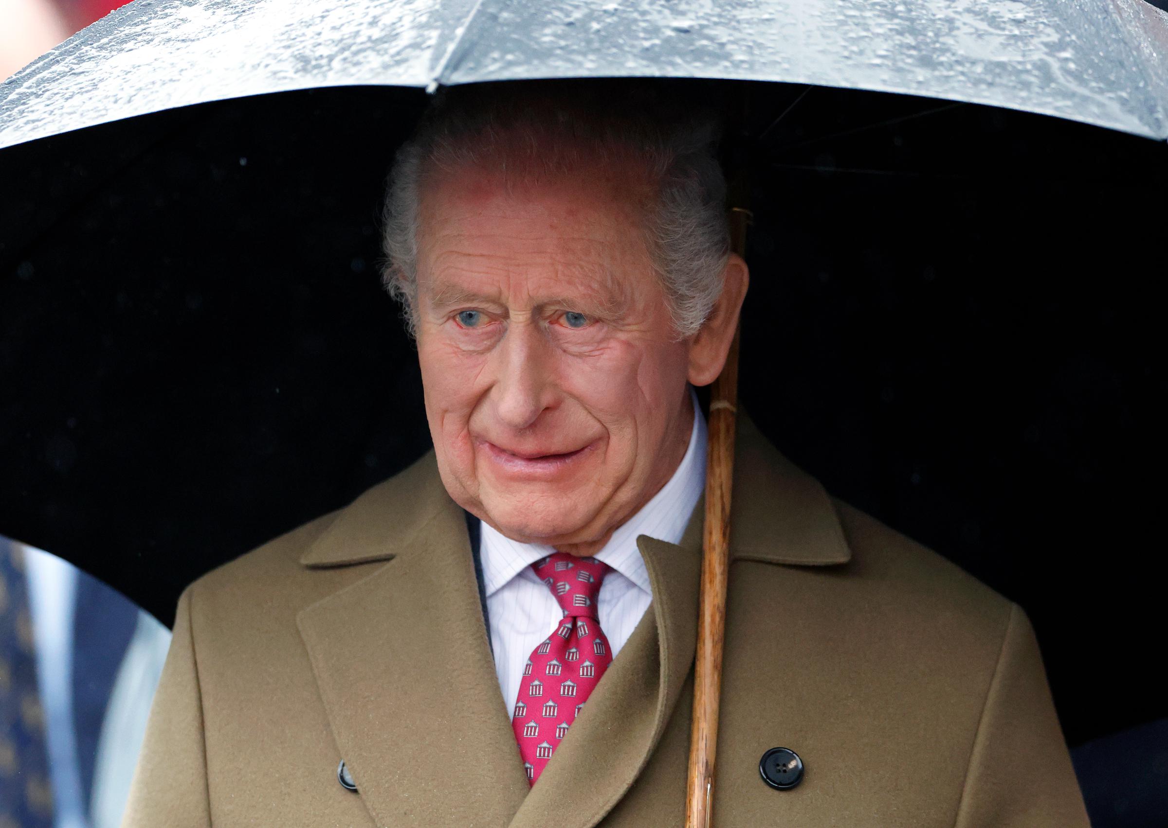 King Charles III during a walkabout on February 5, 2026, in Dedham, Essex, England. | Source: Getty Images