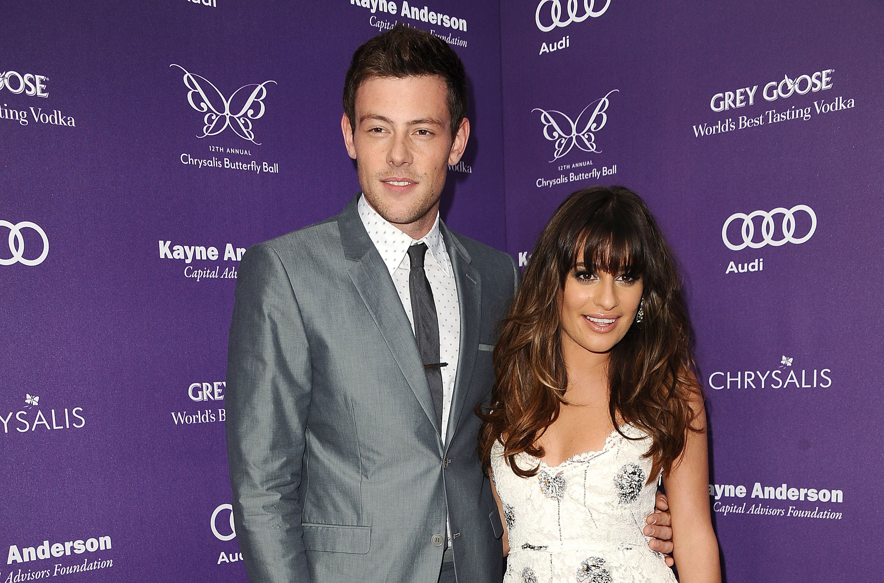 Cory Monteith and Lea Michele attending the 12th annual Chrysalis Butterfly Ball on June 8, 2013 | Source: Getty Images