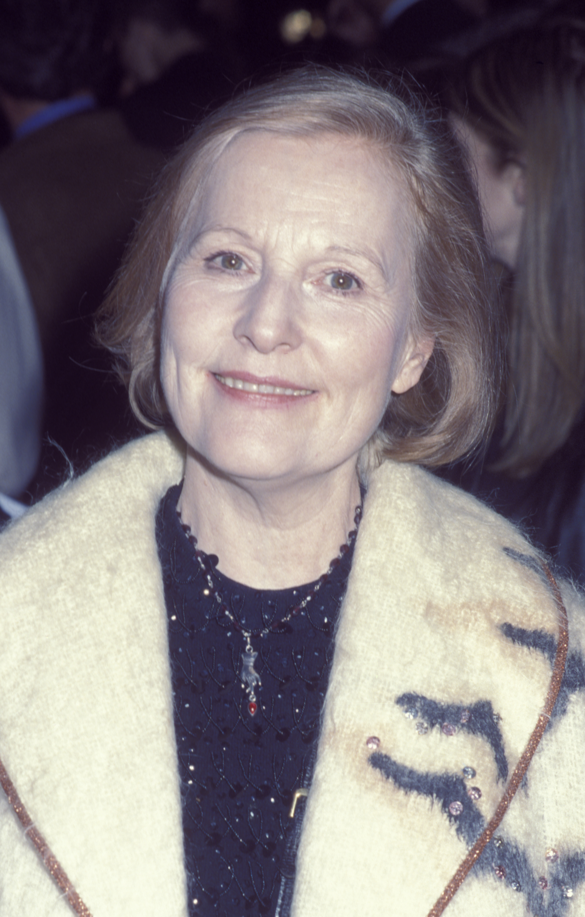 Meg Wynn Owen at the premiere of "Gosford Park" on 3 December 2001 in New York, United States. | Source: Getty Images