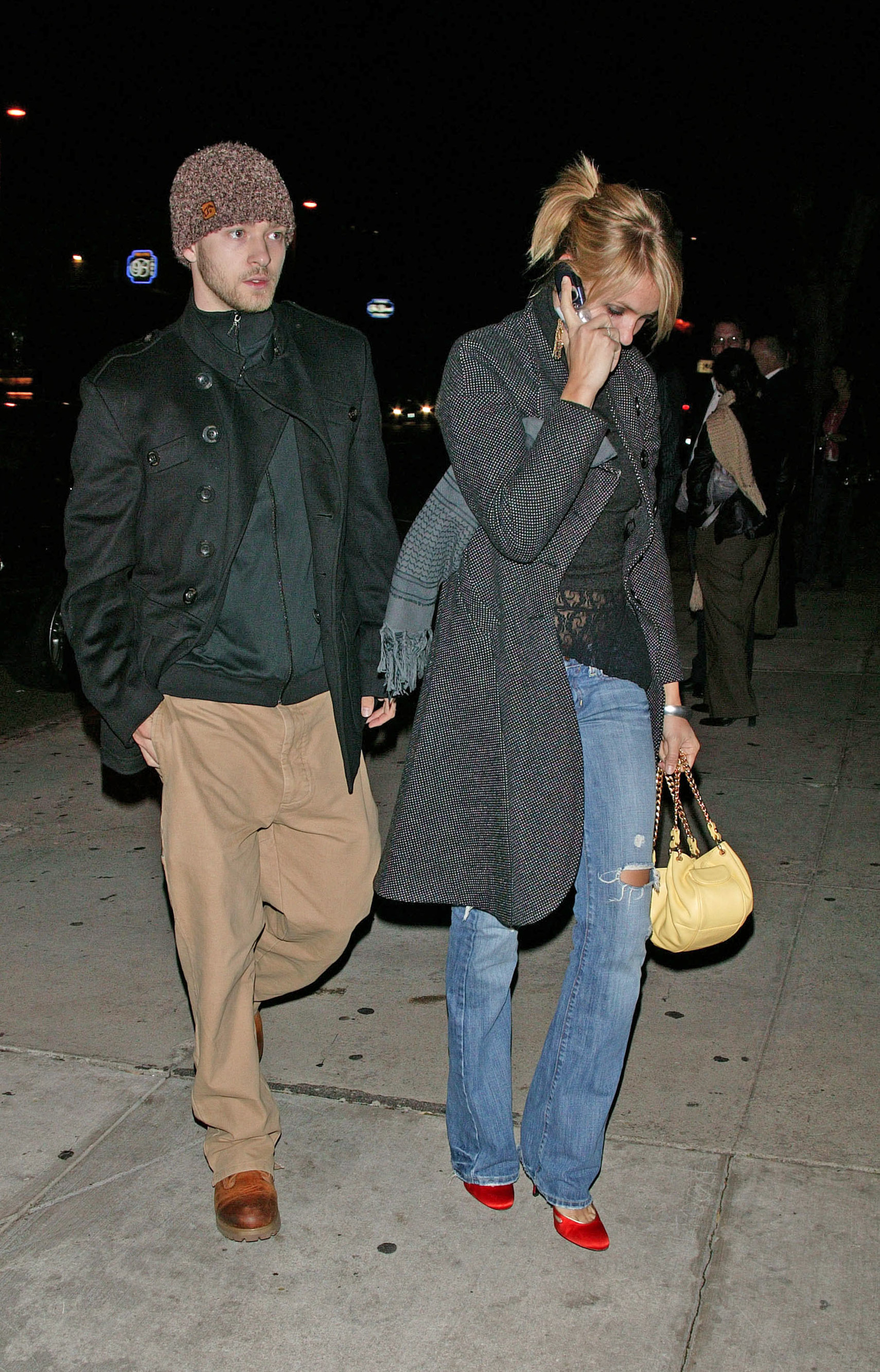 Justin Timberlake and Cameron Diaz spotted in Los Angeles, California on November 30, 2004 | Source: Getty Images