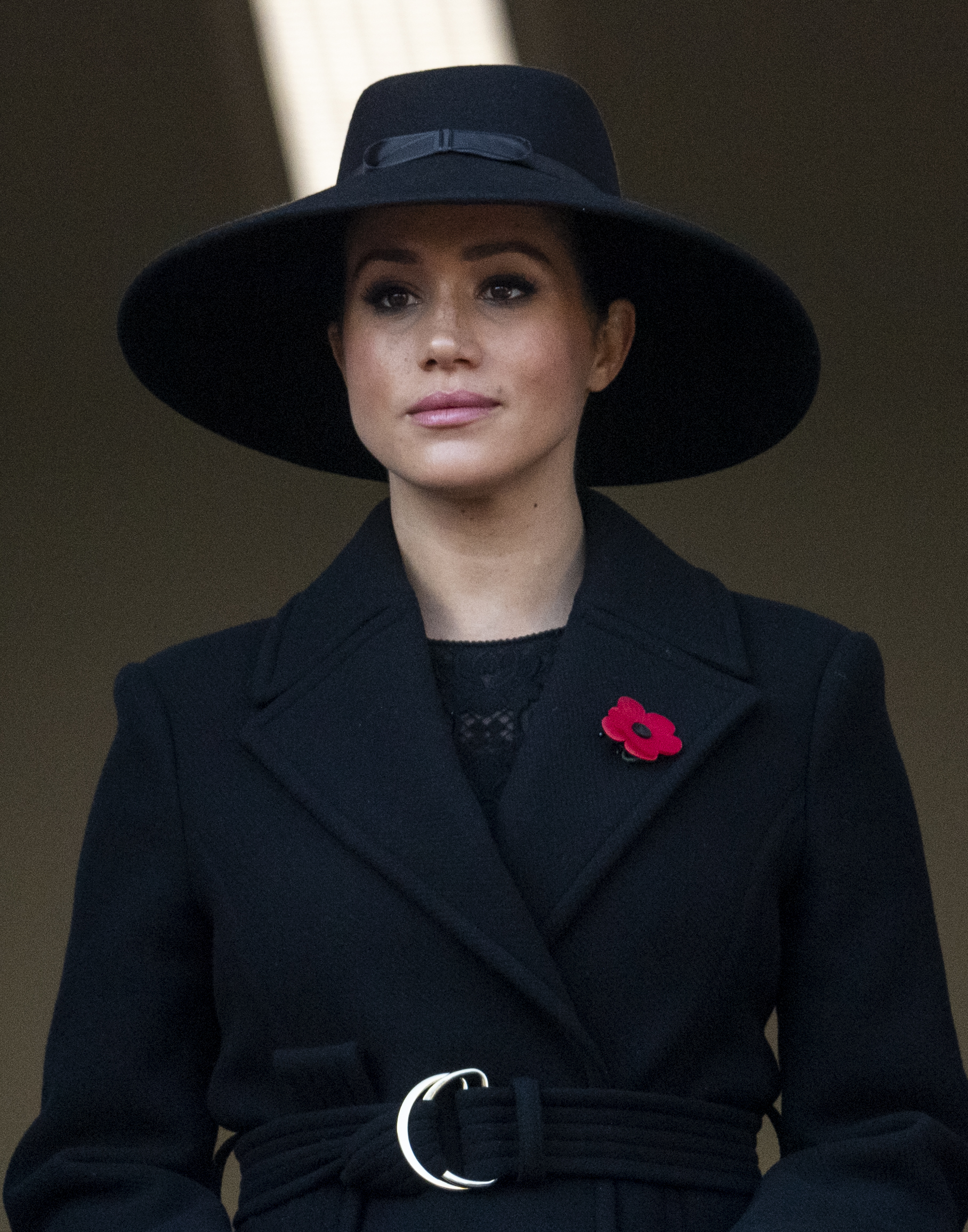 Meghan, Duchess of Sussex during the annual Remembrance Sunday memorial at The Cenotaph on November 10, 2019, in London, England | Source: Getty Images