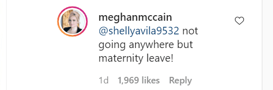 Meghan McCain responds to a fan's comment on her Instagram post on September 22, 2020 | Photo: Instagram/meghanmccain