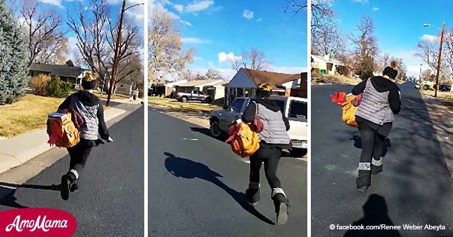 Confrontation video shows Colorado woman chasing down porch thief and shaming her 