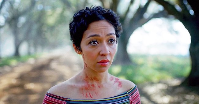Actress Ruth Negga during an appearance on the set of the AMC movie, "Preacher." | Photo: YouTube/Rotten Tomatoes TV