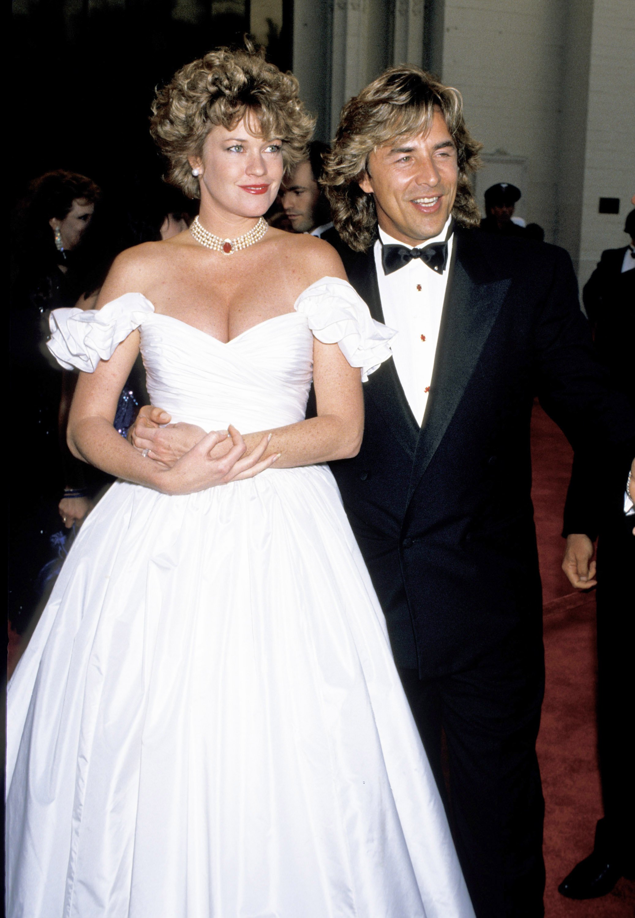 Melanie Griffith and Don Johnson were spotted in Los Angeles during 61st Annual Academy Awards - Arrivals at Shrine Auditorium. | Source: Getty Images