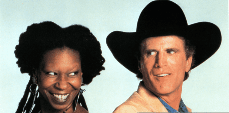 Comedian Whoopi Goldberg and Ted Danson in a publicity portrait for the film "Made In America" in 1993 | Photo: Getty Images