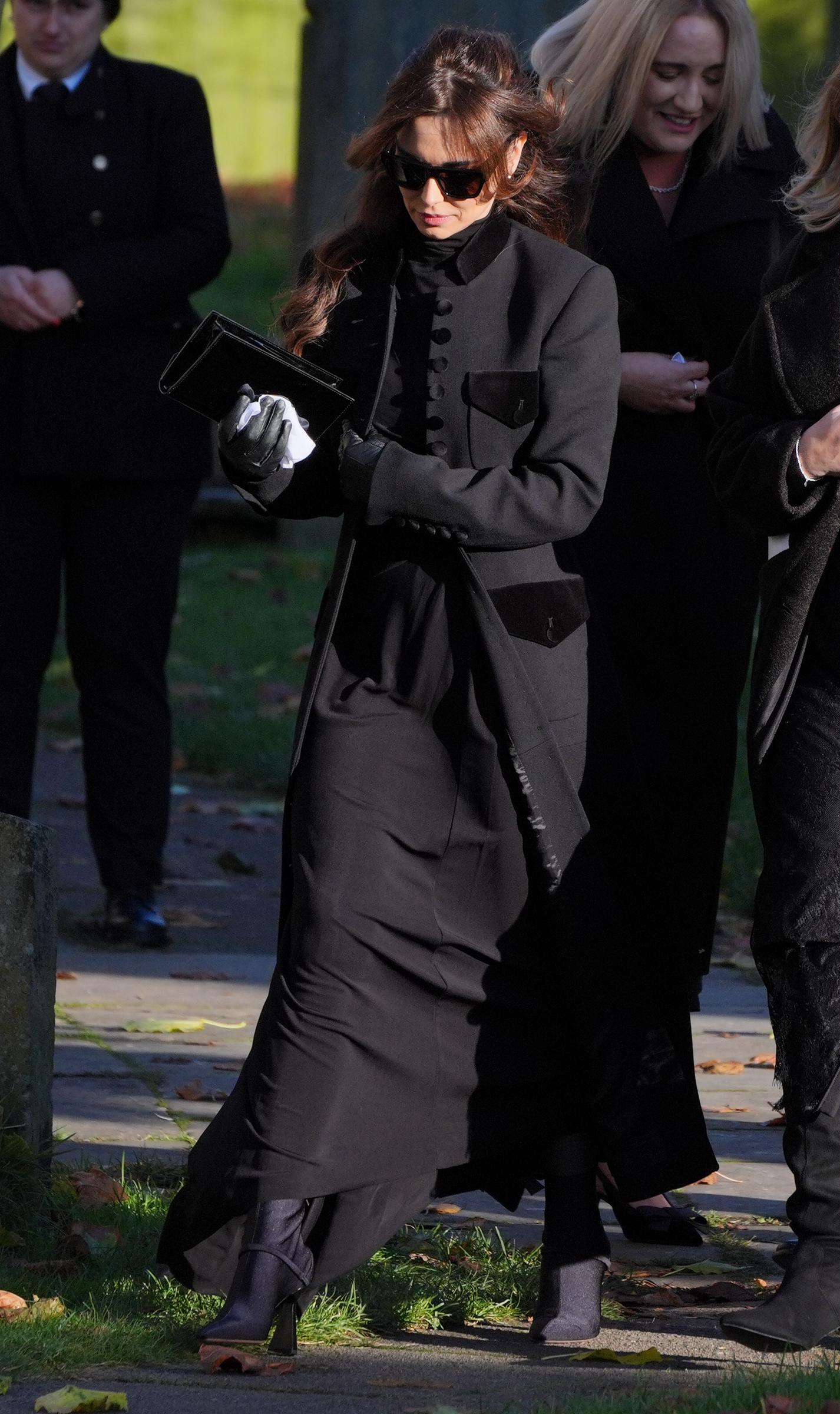 Cheryl Tweedy seen after Liam Payne's funeral service at St. Mary's Church on November 20, 2024, in Amersham, England. | Source: Getty Images