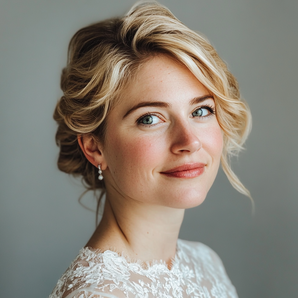 A close up of a bride | Source: Midjourney