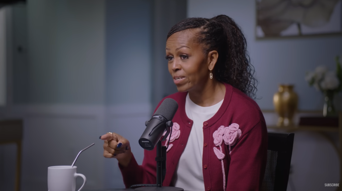 Michelle Obama makes a pointed observation about Barack Obama's chewing, a habit that also irritates their daughters, Malia and Sasha, as posted on October 1, 2025 | Source: YouTube/michelleobama