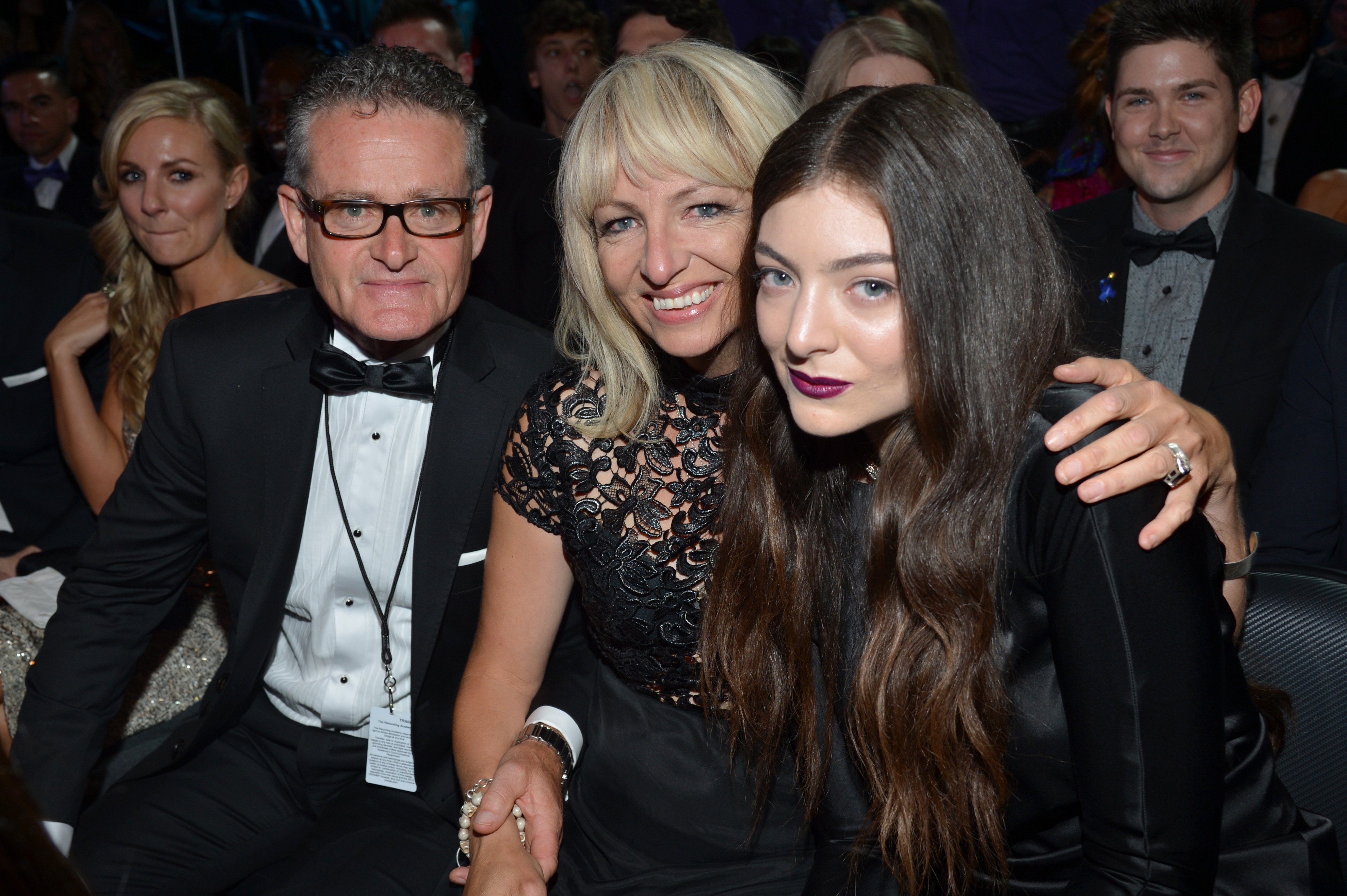  Vic O'Connor, Sonja Yelich and recording artist Lorde attend the 56th GRAMMY Awards at Staples Center on January 26, 2014 in Los Angeles, California. | Source Getty Images