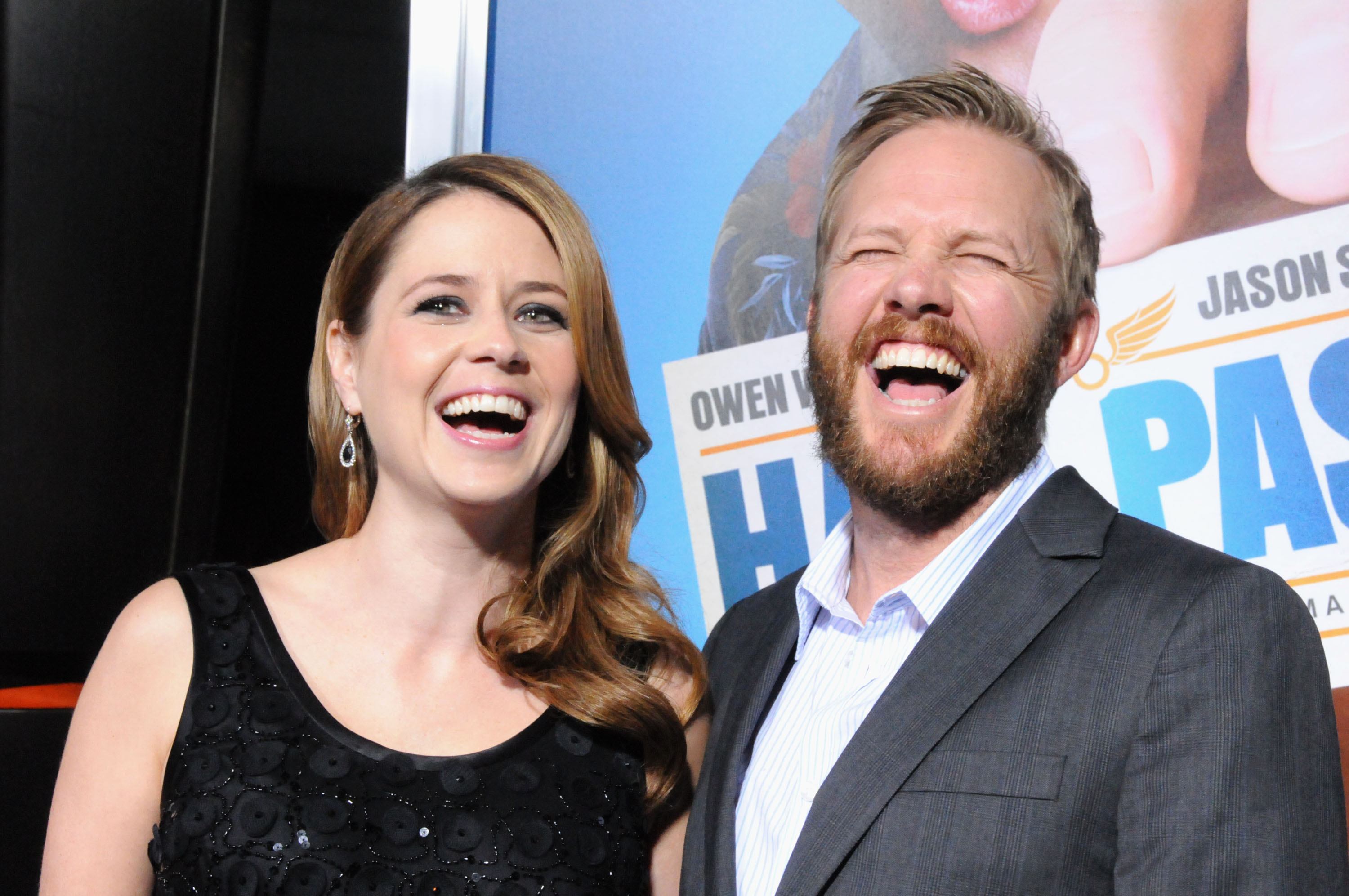 ctress Jenna Fischer and husband Lee Kirk arrive at the Los Angeles premiere of "Hall Pass" held at ArcLight Cinemas - Cinerama Dome, on February 23, 2011, in Hollywood, California. | Source: Getty Images