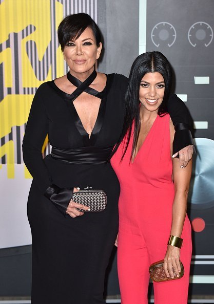 Kris Jenner and Kourtney Kardashian at Microsoft Theater on August 30, 2015 in Los Angeles, California | Photo: Getty Images