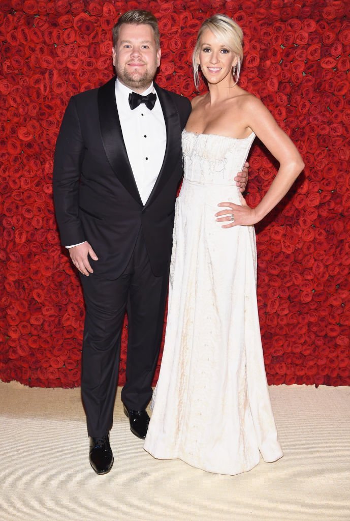 James Corden and Julia Carey on May 7, 2018 in New York City | Source: Getty Images