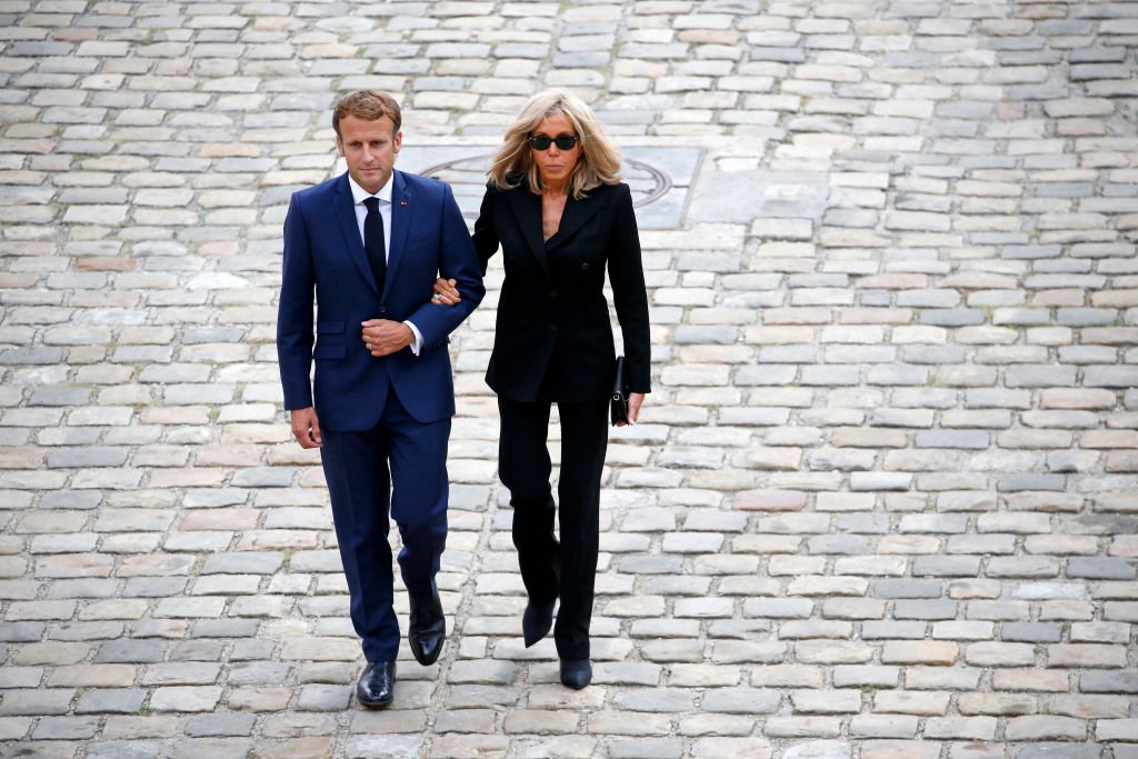 Emmanuel et Brigitte Macron. ǀ Source : Getty Images