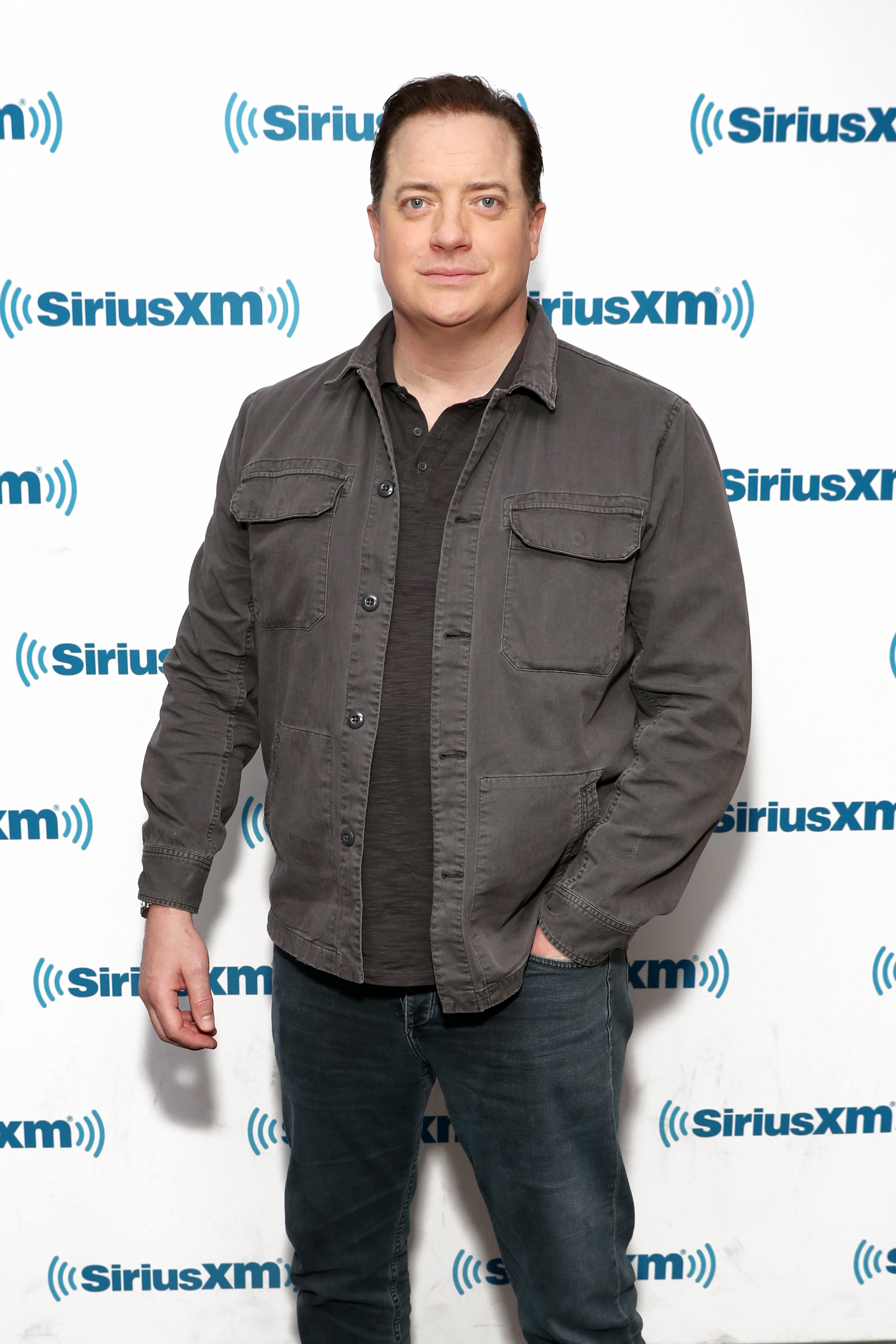 Brendan Fraser visits the SiriusXM Studios on April 18, 2019 in New York City. | Photo: Getty Images