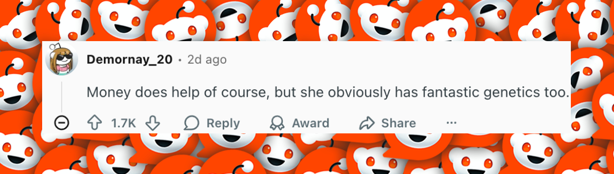 Netizen comment about Halle Berry, posted on October 15, 2025. | Source: Reddit/popculturechat