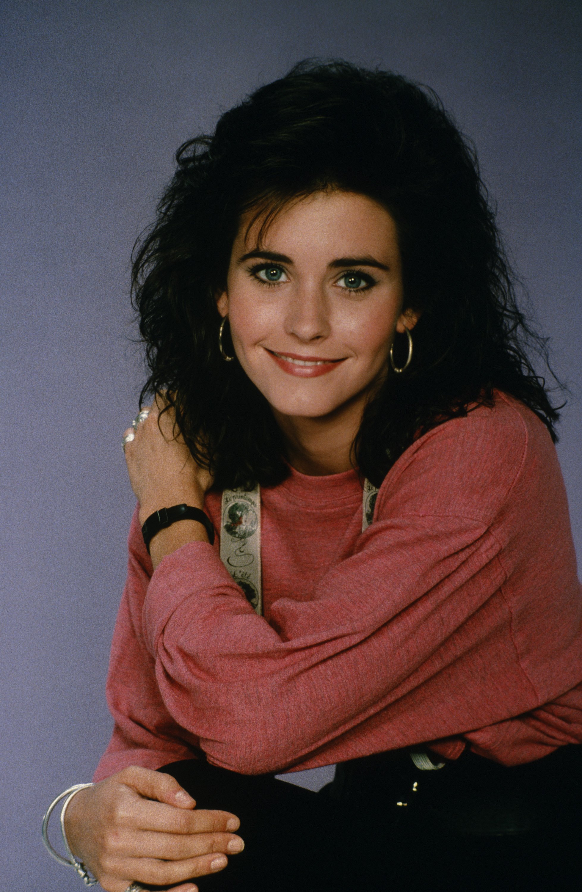 An undated image of Courteney Cox pictured on the set of "Family Ties" | Source: Getty Images