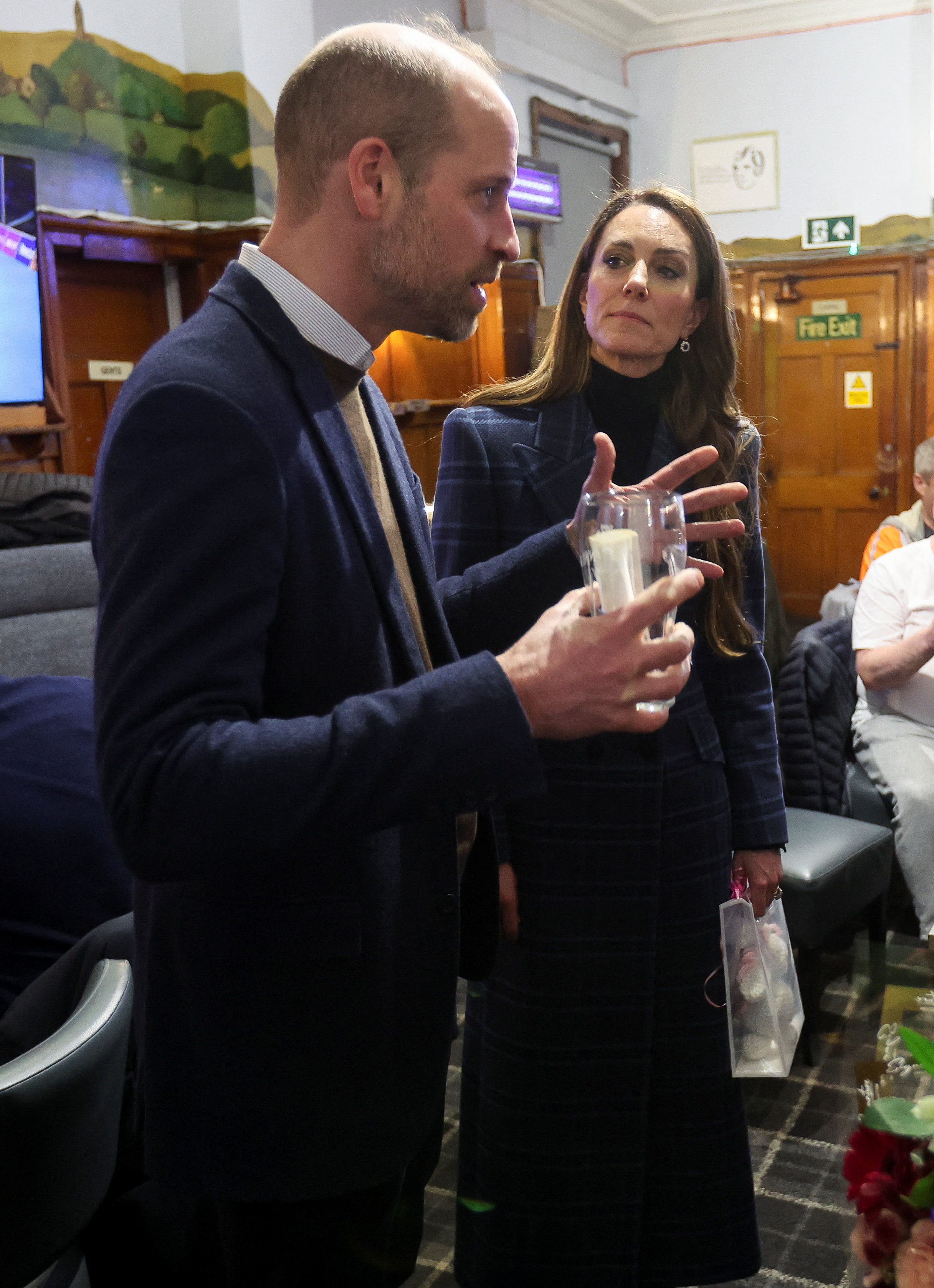 Prince William and Princess Catherine visit The Gothenburg, known locally as "The Goth," on 20 January 2026 in Stirling, Scotland. | Source: Getty Images